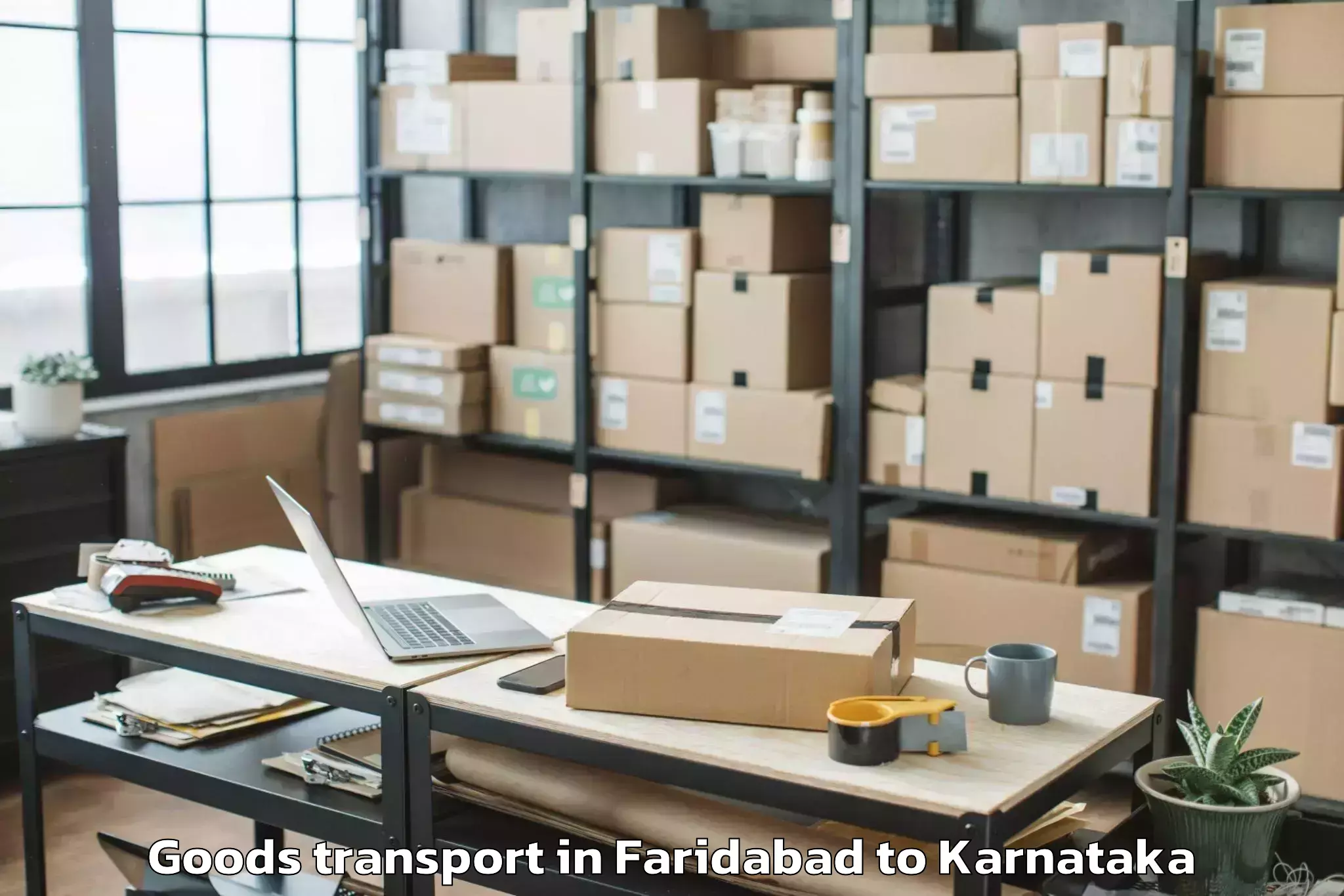 Book Your Faridabad to Shirhatti Goods Transport Today